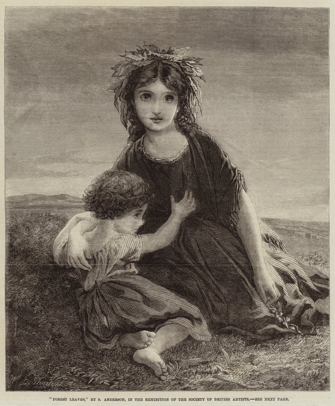 Lesní listy od Sophie Gengembre Anderson