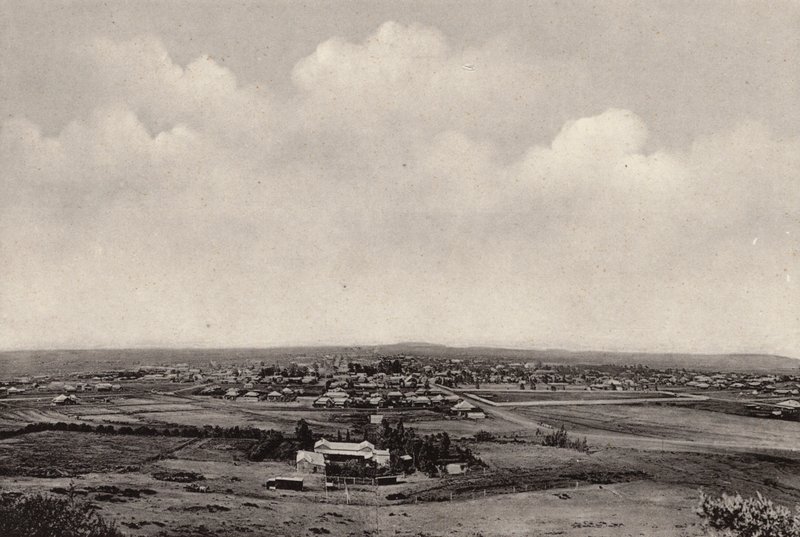 Panorama Bloemfonteinu (čb fotografie) od South African Photographer