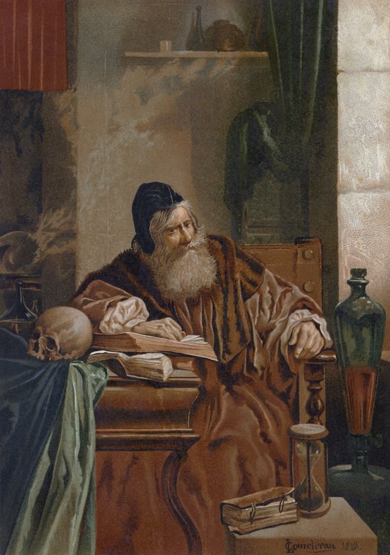 Doktor Faust od Spanish School