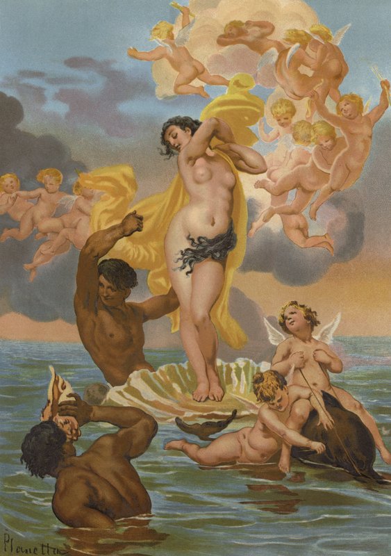 Narození Afrodity od Spanish School
