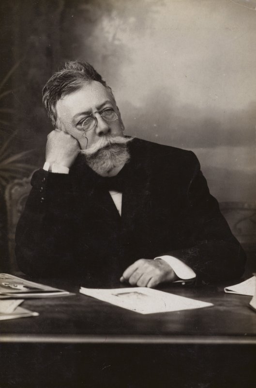 Angel Guimera (1845-1924), španělský dramatik (čb fotografie) od Spanish Photographer