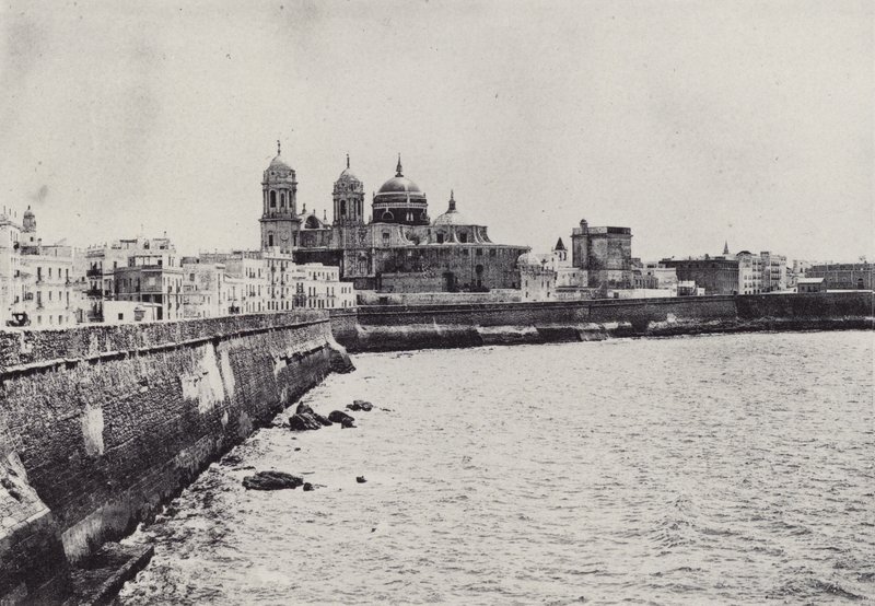 Cádiz: Jižní zdi (černobílá fotografie) od Spanish Photographer