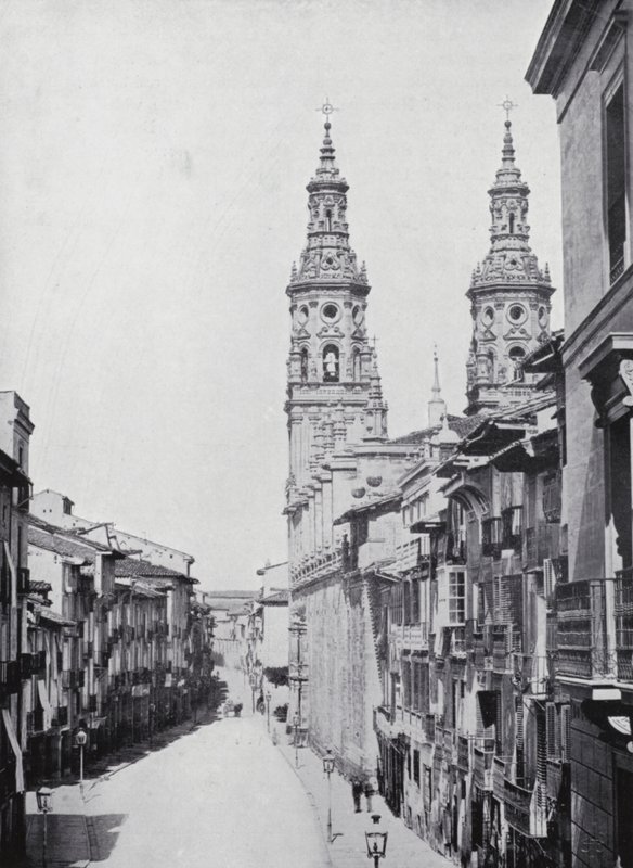 Calle Del Mercado, Logrono (č/b fotografie) od Spanish Photographer