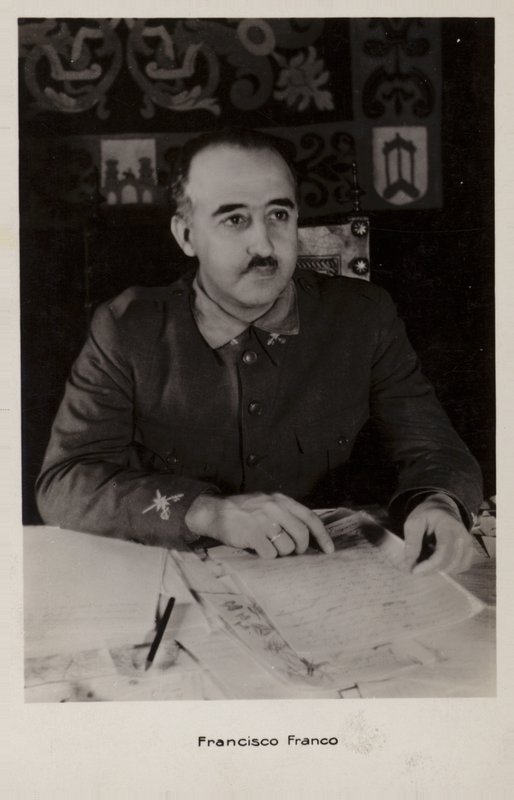 Francisco Franco (čb fotografie) od Spanish Photographer