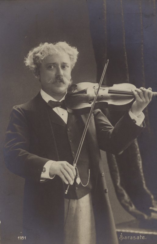 Portrét Pabla de Sarasate od Spanish Photographer