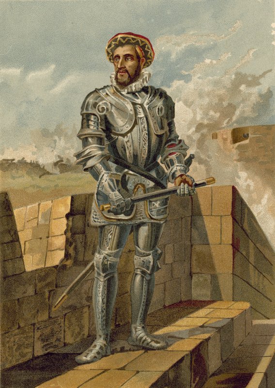 Antonio de Leiva , španělský generál během italských válek od Spanish School