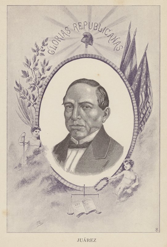 Benito Juarez , mexický právník a politik od Spanish School