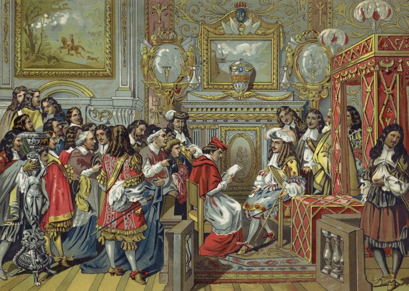 Kabinet francouzského Ludvíka XIV od Spanish School