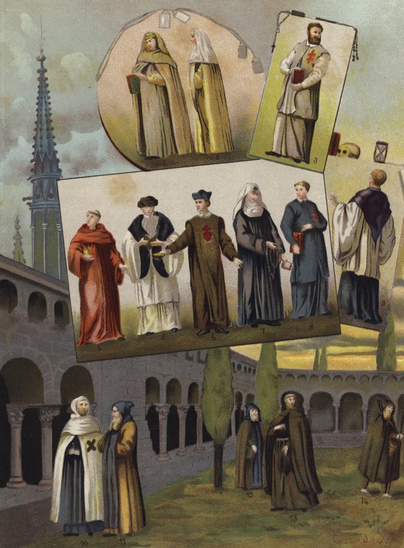 Křesťanské náboženské řády, 1500-1600 od Spanish School