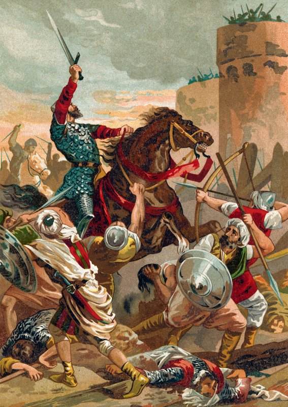 El Cid ohrožuje město Valencie od Spanish School
