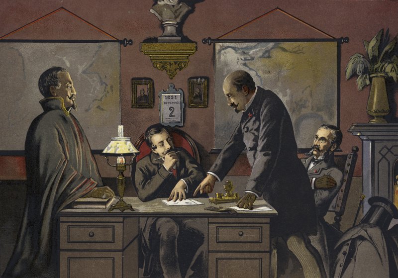 Francie - noc 2. prosince 1851 od Spanish School