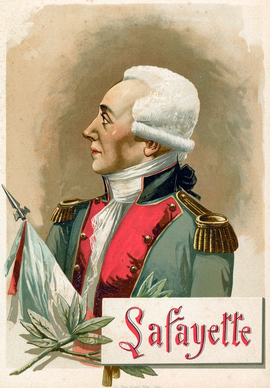 Gilbert du Motier, markýz z Lafayette od Spanish School