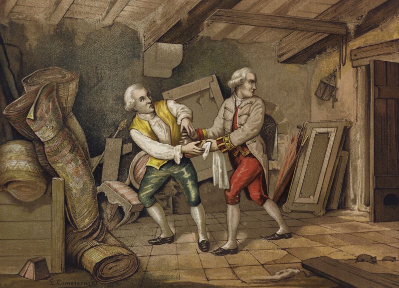 Veden věrným služebníkem, princem pokoje od Spanish School