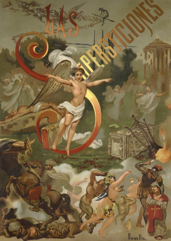 Ilustrace k filmu The Superstitions Of Humanity od Jose Coroleu od Spanish School