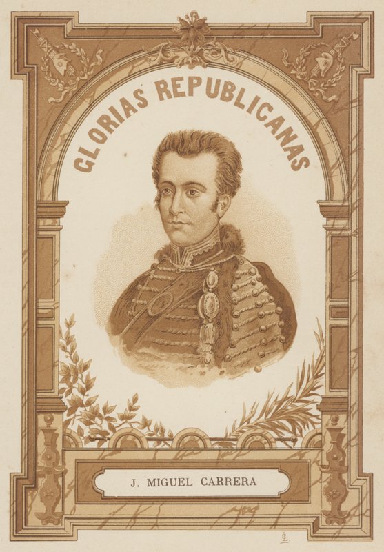 Jose Miguel Carrera , chilský generál a politik od Spanish School