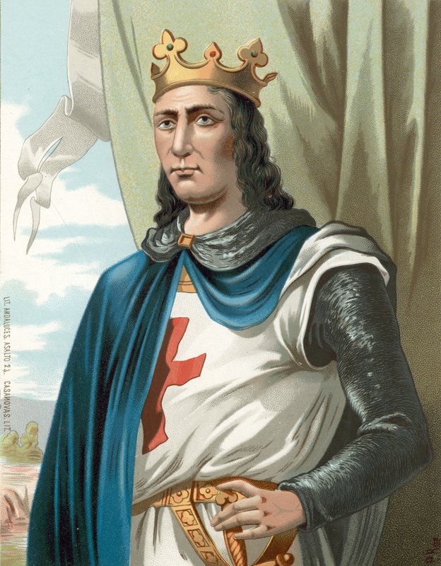 Francouzský král Ludvík IX. neboli Saint Louis od Spanish School