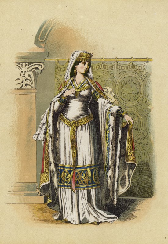 Šlechtica doby císaře Fridricha Barbarossy, druhá polovina 12. od Spanish School
