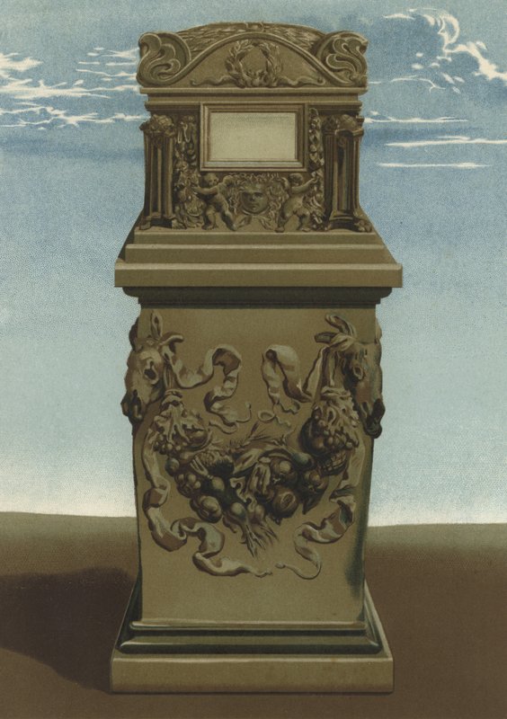 Římská pohřební urna (chromolitho) od Spanish School