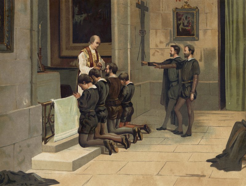 Svatý Ignác z Loyoly, zakladatel jezuitů od Spanish School