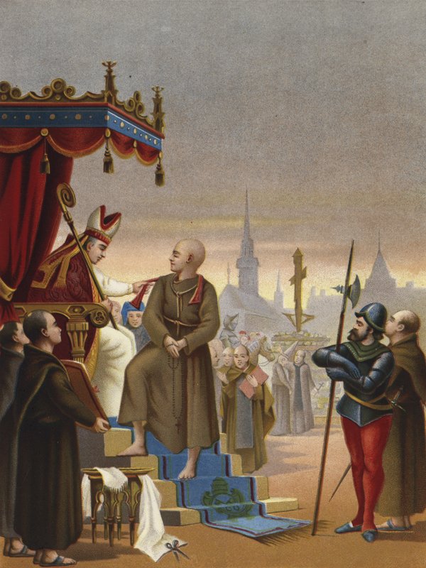 Degradace Girolamo Savonarola, 1498 od Spanish School