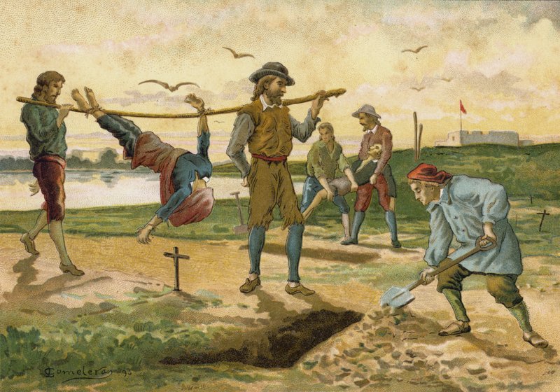 Pohřbili je na břehu řeky od Spanish School
