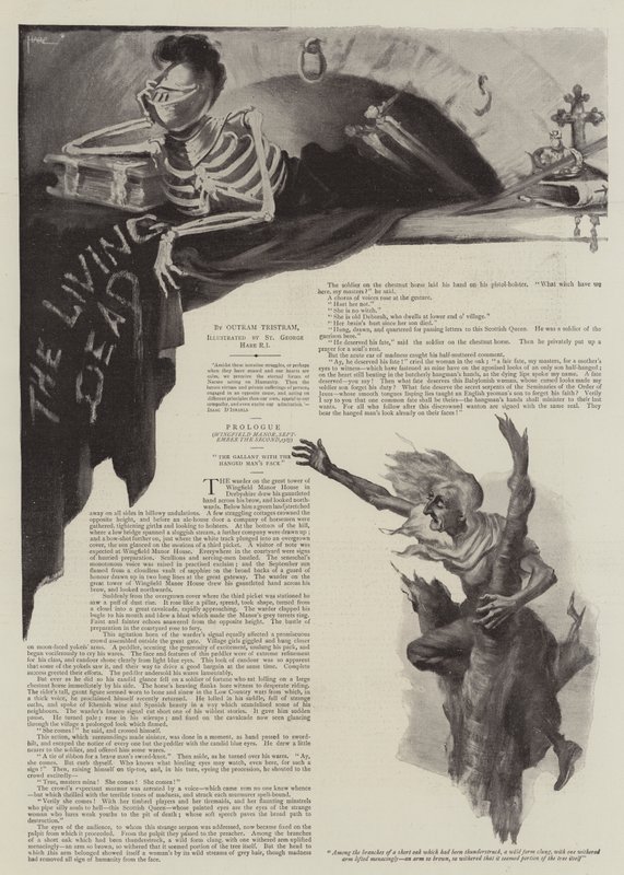 Ilustrace k filmu Živí mrtví od Outrama Tristrama od St. George Hare
