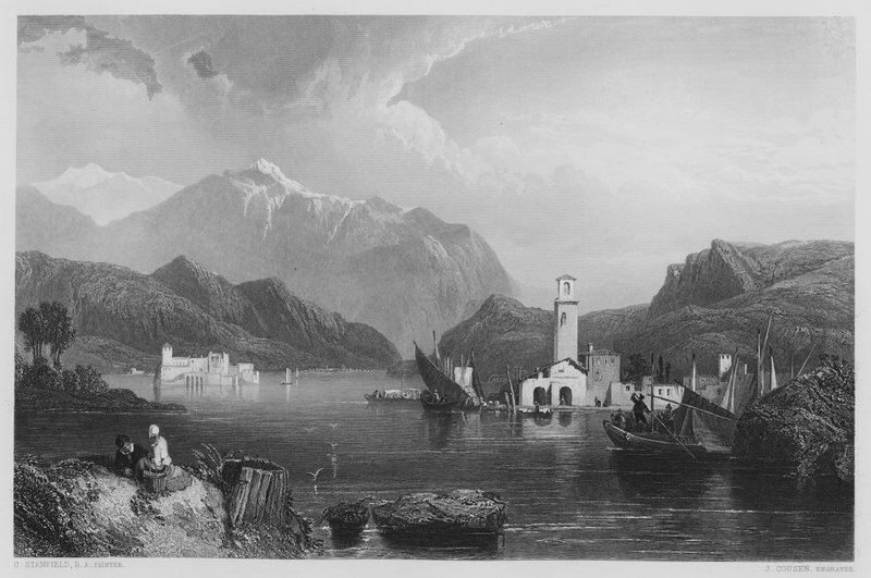 Jezero Como, z obrázku v galerii Vernon od Stanfield
