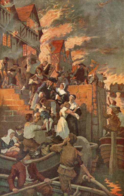 Velký požár Londýna od Stanhope Alexander (after) Forbes