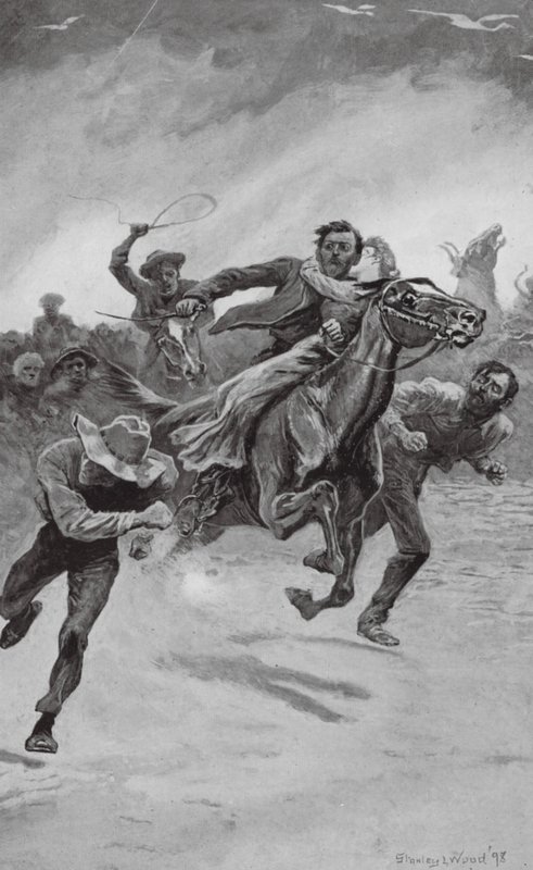 "Černý čtvrtek", 6. února 1851 (litografie) od Stanley L. (after) Wood