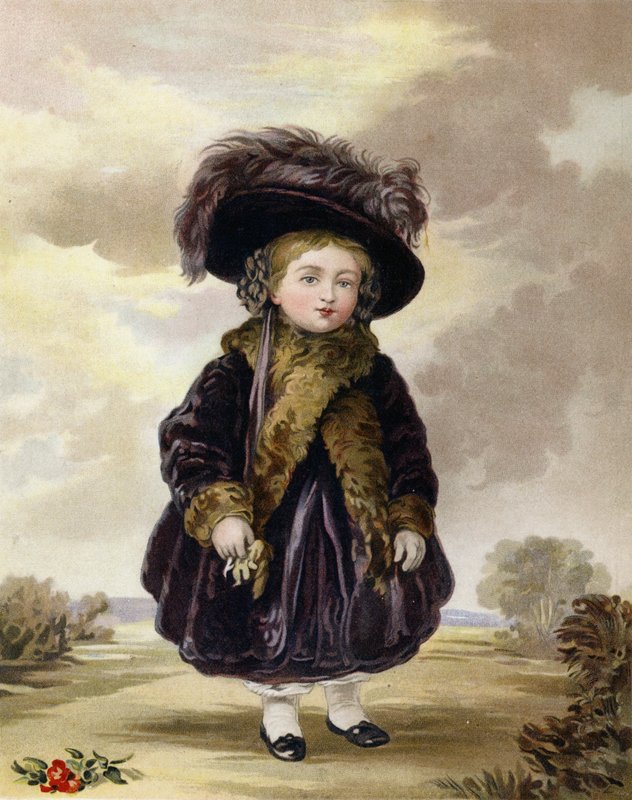 Princezna Victoria, když jí byly čtyři roky od Stephan Poyntz Denning