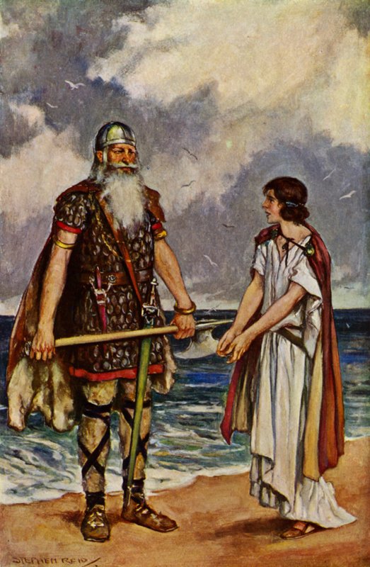 Ilustrace ke Knize pirátů (barevné lito) od Stephen Reid