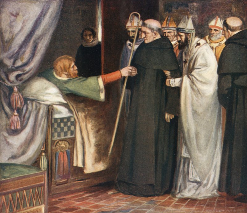 Svatý Anselm odmítá arcibiskupství (barva lito) od Stephen Reid