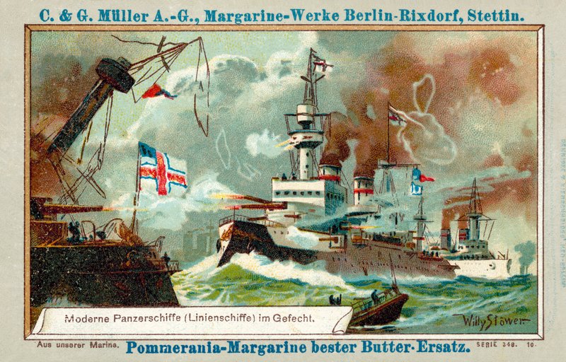 Moderní železné kolosy v boji (chromolit) od Stoewer Willy