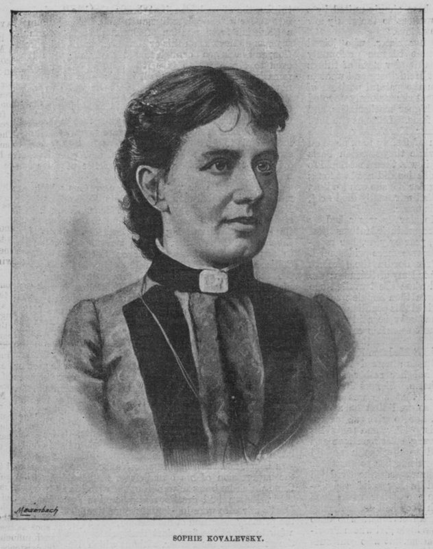 Sophie Kovalevsky (černobílá fotografie) od Swedish Photographer
