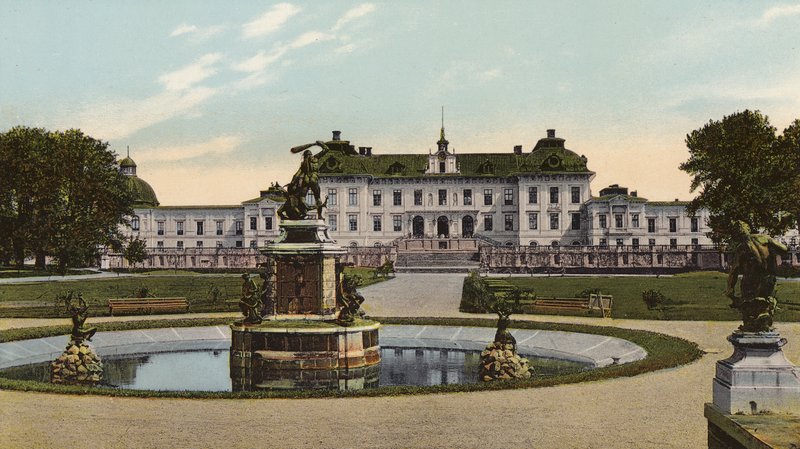 Stockholm: Drottningholmský palác (barevné foto) od Swedish Photographer