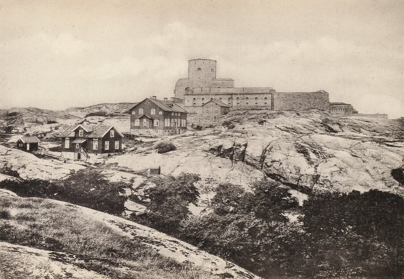 Švédsko / Švédsko: Bohuslan, Marstrand, Karlstens Fastning (č/b foto) od Swedish Photographer