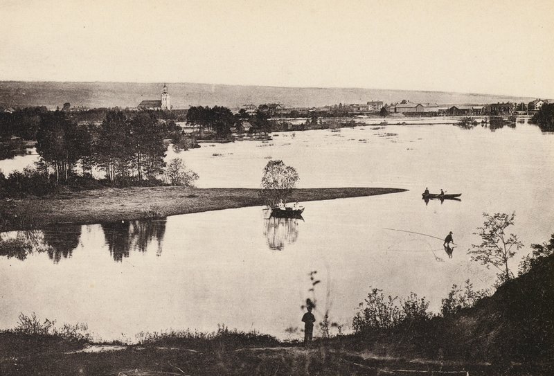Švédsko / Švédsko: Dalarne, Orsa, Storan (č/b foto) od Swedish Photographer