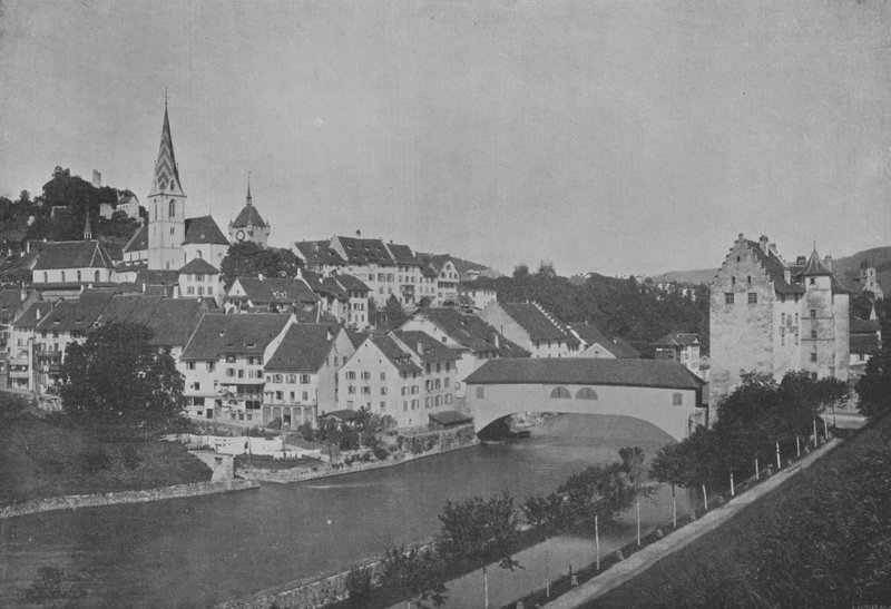 Baden (černobílá fotografie) od Swiss Photographer