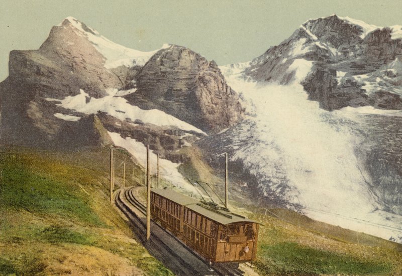 Berner Oberland: Jungfraubahn (barevné foto) od Swiss Photographer