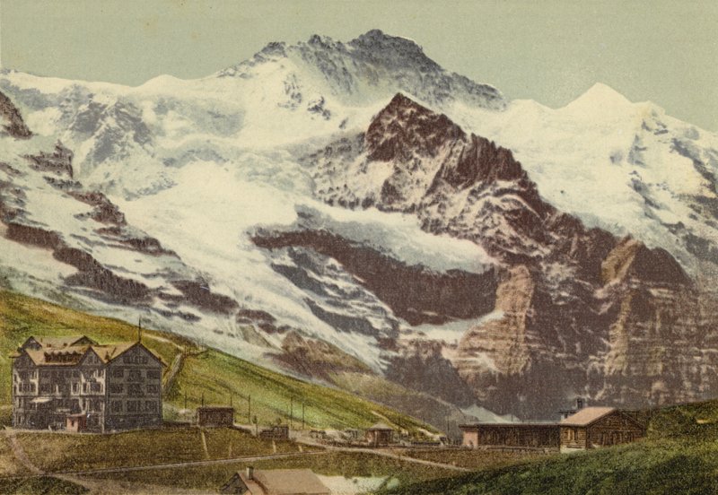 Bernská vysočina: Kleine Scheidegg (barevné foto) od Swiss Photographer