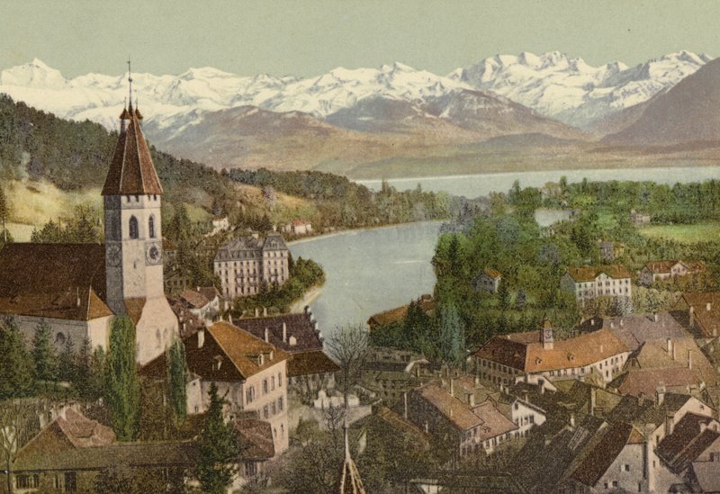 Berner Oberland: Thun (barevné foto) od Swiss Photographer