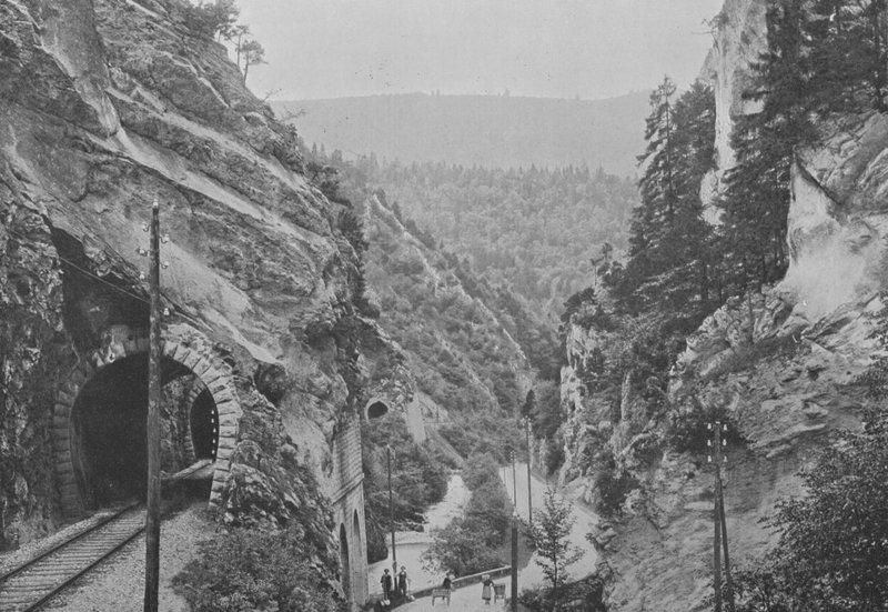 Moutier Gorge (černobílá fotografie) od Swiss Photographer