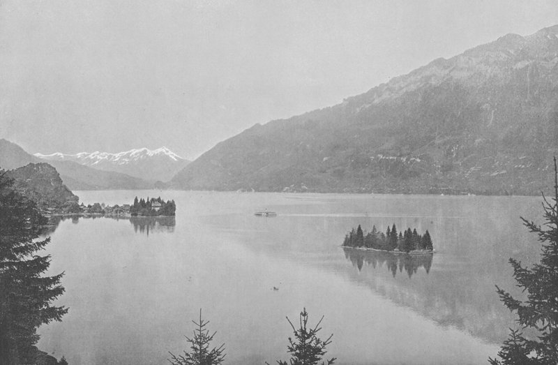 Iseltwald, Lac de Brienz (černobílá fotografie) od Swiss Photographer