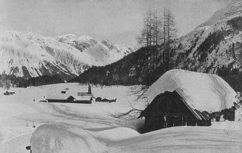 Laret pres Davos (černobílá fotografie) od Swiss Photographer