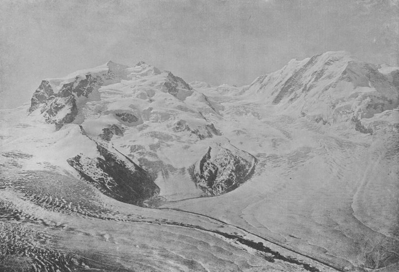Monte Rosa (černobílá fotografie) od Swiss Photographer