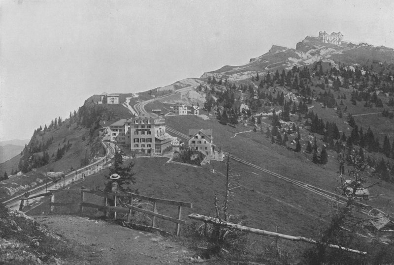 Rigi-Staffel et Rigi-Kulm (černobílá fotografie) od Swiss Photographer