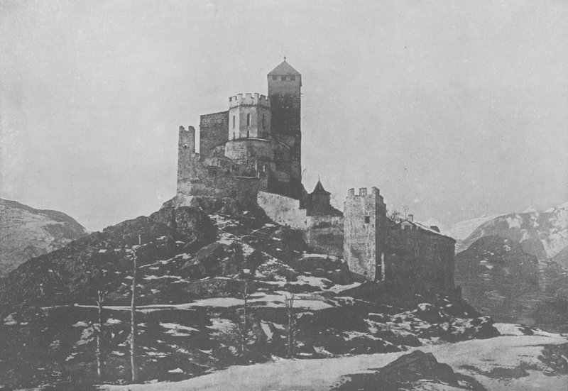Sion, Valere (černobílá fotografie) od Swiss Photographer