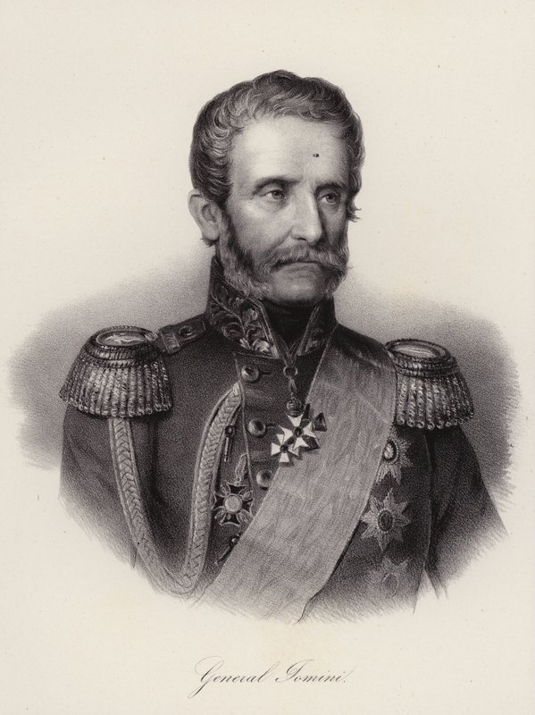 Antoine Henri, baron z Jomini, švýcarský generál a vojenský historik (rytina) od Swiss School
