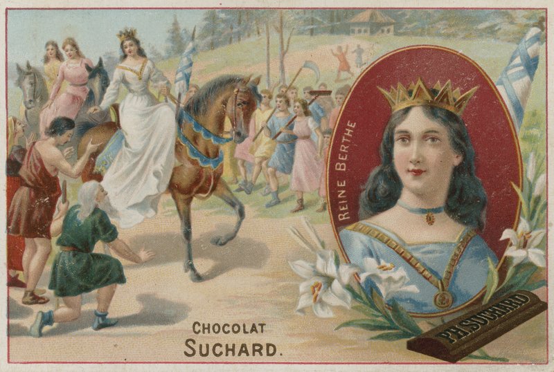 Berta Švábská, královna choť Rudolfa II. Burgundského od Swiss School