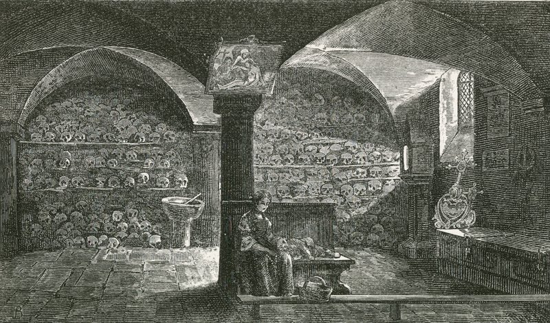 Charnel-House at Stans, hlavní město Nidwalden od Swiss School